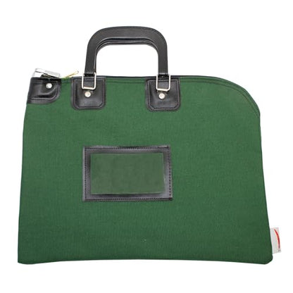 Lockable Fire Resistant Document Bag, Forest Green - color: Forest Green