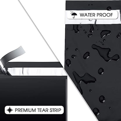 Metronic Poly Mailers 12x15.5 200 Pack Shipping Bags for Clothes Black - color: Black, size: 12x15.5 200PC