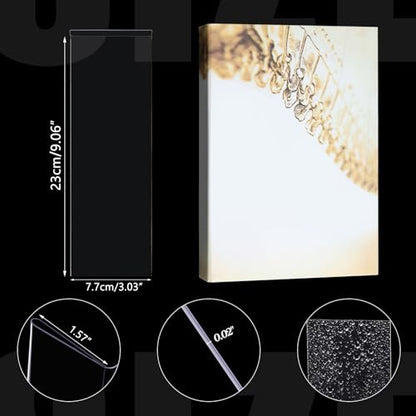 Containlol 15 Pcs Moveable Shelf Label Holder for Library, 3 x 1.6 Inch - size: 3 x 1.6 Inch