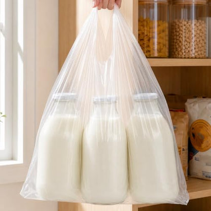 500 Pcs Clear T Shirt Shopping Bag, 12''W x 18''H