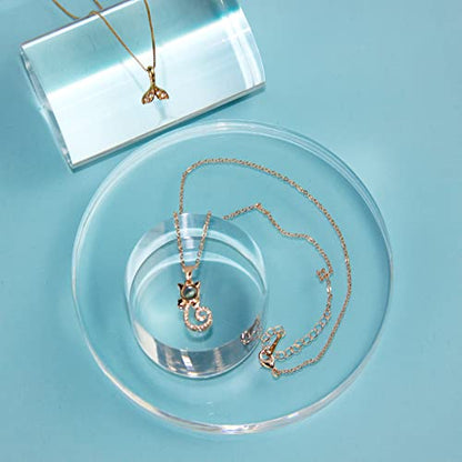 Polished Acrylic Cylinder Round Photo Props, Transparent Cylinder - color: Transparent Cylinder