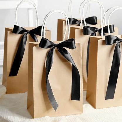 Black Satin Ribbon 1 Inch x 100 Yards - color: Black