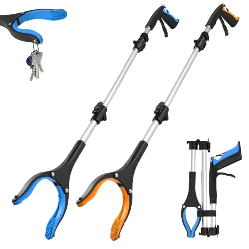 36 Inch Foldable Grabber Reacher Tool, 2 Pack for Seniors - size: Foldable 36" (2-Pack)