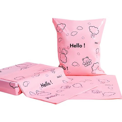 PABCK Poly Mailer Self Adhesive Shipping Envelope 50Pcs 14.96x16.9+1.97inch - size: 14.96x16.9+1.97 inch