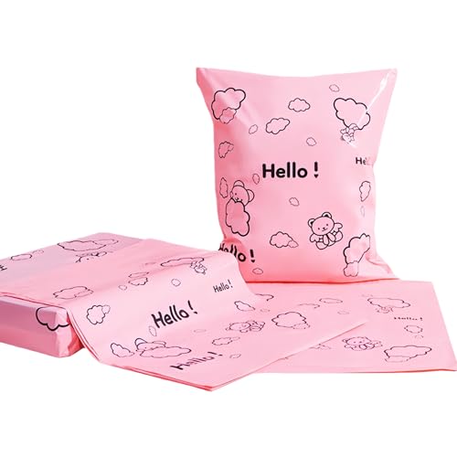 PABCK Poly Mailers Self Adhesive Shipping Envelope 50Pcs 6.69x9.84+1.97inch - size: 6.69x9.84+1.97 inch