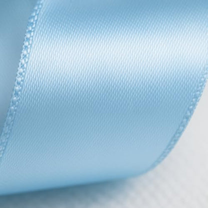 Light Blue Satin Ribbon 1-1/2 Inch x 36 Yards for DIY Crafts & Baby Showers - color: Light Blue