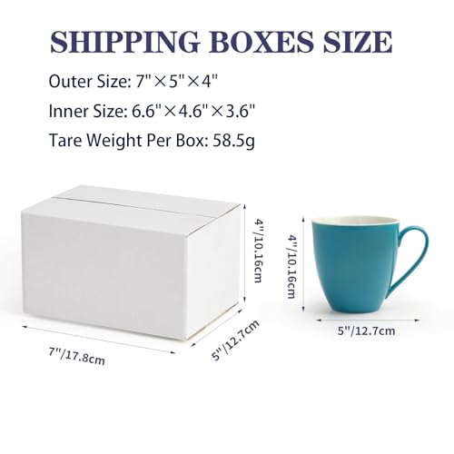 40 Pack Small Shipping Boxes 7x5x4 Inches - size: 7x5x4