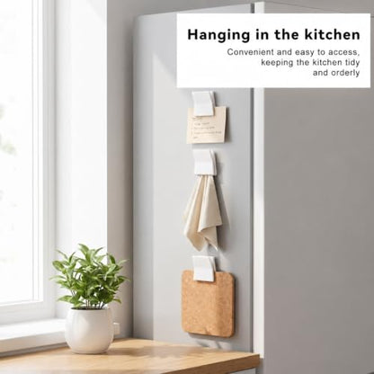6Pcs Large Self Adhesive Clips, No Drilling Wall Tapestry Clips for Hanging