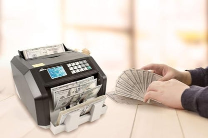 Royal Sovereign USD High Speed Money Counter, with Value Counting, Add and Batch Mode, UV/MG/IR Counterfeit Bill Detection for Small Business (RBC-ES250N)