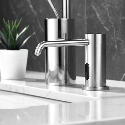 Automatic Liquid Soap Dispenser Touchless for Bathroom and Kitchen with 33.81oz/1000ml Upgraded Infrared Sensors Built in Sink Soap Dispenser for Smart Home
