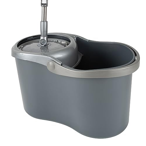Simplify Self Wringing Mop & Bucket Set | 16 Liter | Extendable Handle | Gentle on Floors