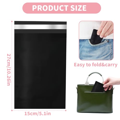Sanitary Napkin & Tampon Disposal Bags,100pcs Black,Opaque Sealed Bags with Private Protection - color: Black