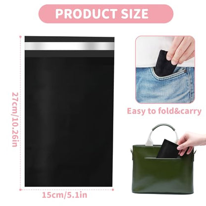 Sanitary Napkin & Tampon Disposal Bags,100pcs Black,Opaque Sealed Bags with Private Protection - color: Black