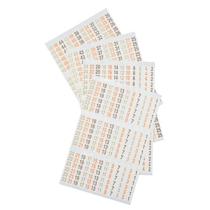 Klein Tools 56252 Wire Marker Book, 277/480V 3 Phase 1-48 - size: 1 Count (Pack of 1), style: 277/480V