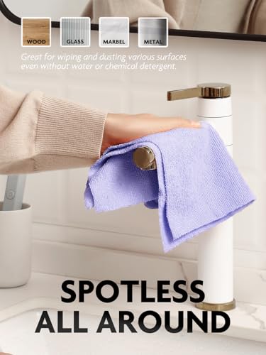 Fantasticlean Microfiber Cleaning Cloth Rolls - 150 Sheets (Pink, Lavender) - color: Pink and Lavender, size: 150 pack