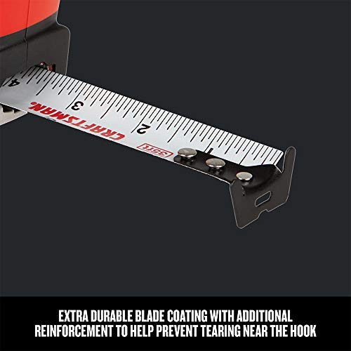 CRAFTSMAN Tape Measure, PROREACH, 35-Foot (CMHT37575S) - size: 10.7 m