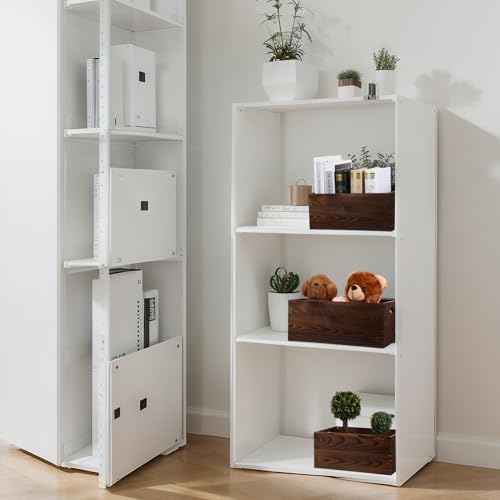 AceOrbit Set of 6 Rustic Wood Crates for Display Nesting Box, Classic Brown - color: Classic Brown