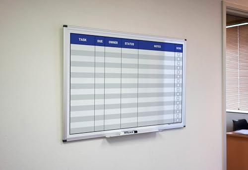 Task List Whiteboard (36in x 24in) - size: 36"W x 24"H