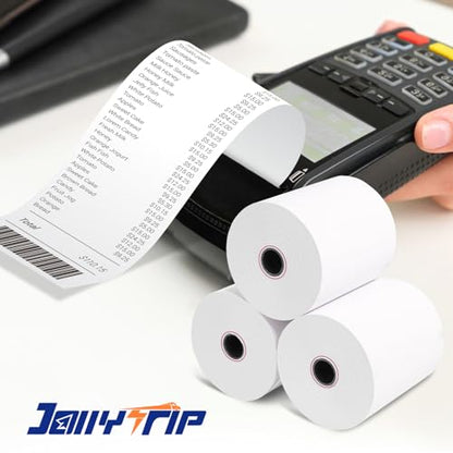 (50 Rolls)2 1/4 x 50 Thermal Paper Rolls 48GSM BPA FREE Receipt Rolls Thermal Teceipt Paper 2.25 x 50ft Thermal Printer Paper Compatible with Printers, POS Cash Register,Credit Card - size: 2 1/4 in x 50 ft 50 rolls