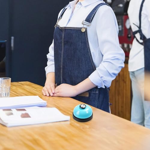 Call Bell Front Desk Bell Service Bell Desk Bell for Service Metal Counter Ringing Bell for Desk Ring Bell for Service Pet Training Bells for Food Line School Restaurant Hotel Office 2.8 in