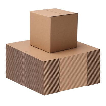CRUGLA 40 Packs 5x5x5 Shipping Boxes, Brown Mailing Boxes - size: 5x5x5 Inch