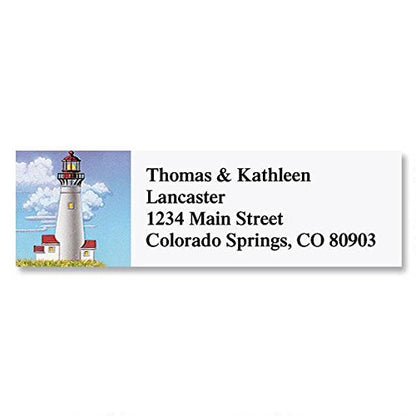 Lighthouses Self-Adhesive, Flat-Sheet Classic Address Labels (6 Designs)