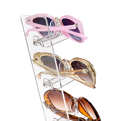MOOCA Acrylic Eyeglasses Frame Stand Sunglasses Rack Eyewear Display