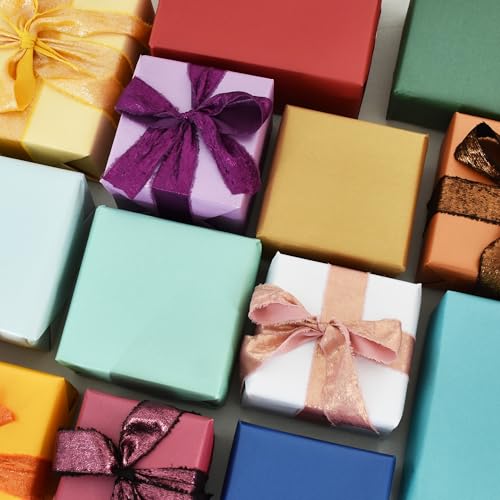 BEISHIDA Yellow Pearly-Lustre Gift Wrapping Paper Roll for Gift Packing - color: shimmer-yellow