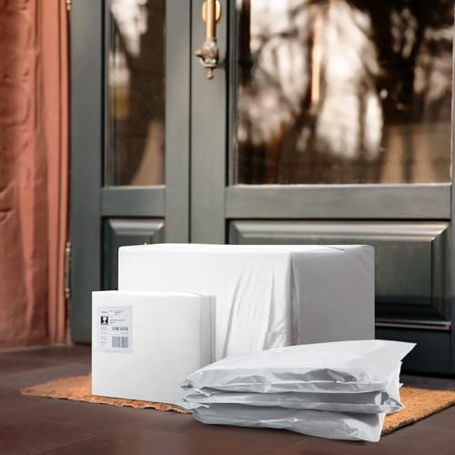 Metronic Poly Mailers 12x15.5 200PC Medium Shipping Bags for Clothes White - color: White, size: 12x15.5 200PC