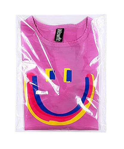 Wowfit 100 CT 9x12 Self Sealing Clear T Shirt Bags for Small Business - size: 9x12 Inch (Pack of 100)