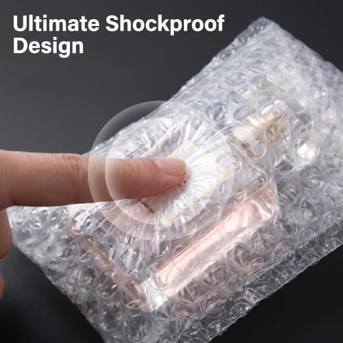 400Pcs Small Bubble Pouches Wrap, 4"x6" Clear Bubble Out Bag for Packing - size: 4"x6"-400P