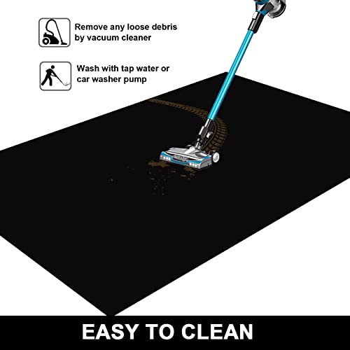 AiBOB Oil Spill Mat, 60" x 40" Waterproof Backing/Absorbent Top Garage Mat - size: 3'4" x 5' (Rectangular)