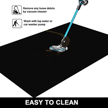 AiBOB Oil Spill Mat, 60" x 40" Waterproof Backing/Absorbent Top Garage Mat - size: 3'4" x 5' (Rectangular)