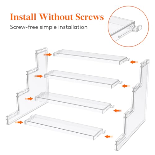 Lifewit Perfume Organizer, Cologne Stand Tool-Free Assembly, 9", 1 Pcs - color: Clear, size: 9 Inch,1 Pcs