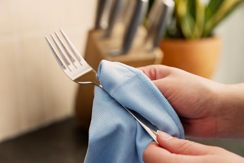 Zflow Microfiber Glass Cleaning Cloths - 24 Pack (16 x 16) - Streak Free - Lint Free - Quickly Clean Windows, Windshields, Mirrors, and Stainless Steel - size: 16"x16" (Pack of 3)