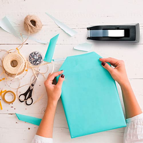 Desktop Tape Dispenser - Non-Skid Base - Weighted Tape Roll Dispenser - Perfect for Office Home School (Tape not Included) 2 Pack - size: 1 In (Pack of 2)