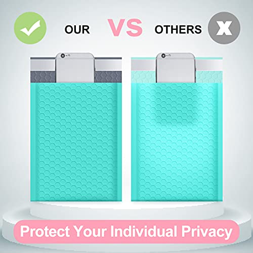 UCGOU Bubble Mailers 8.5x12" 40 Pack Usable Size 8.5x11" Teal Shipping Bag - color: Teal, size: 8.5x12" 40PC