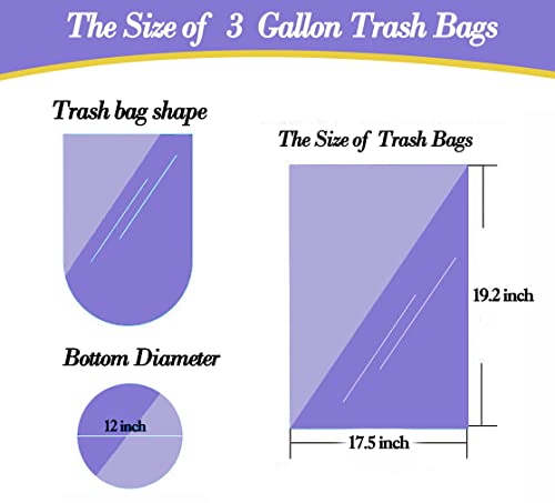 3 Gallon 180pcs Small Gold Trash Bags(Fit 2.6-3.2 Gal) Plastic Strong Gold Garbage Bags, Bathroom Trash Can Bin Liners, Waste Basket Liner, Fit 10-13 Liter, 2.5-2.6 Gallon,3.2Gallon(3-Gold180) - size: 180 Count (Pack of 1), style: 3Gal-Gold-180