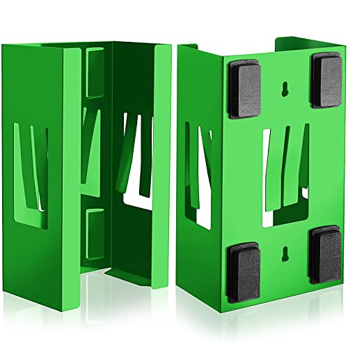 Lounsweer 2 Pcs Magnetic Glove Box Holder Wall Mount Dispenser, Green - color: Green