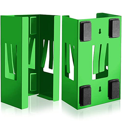 Lounsweer 2 Pcs Magnetic Glove Box Holder Wall Mount Dispenser, Green - color: Green