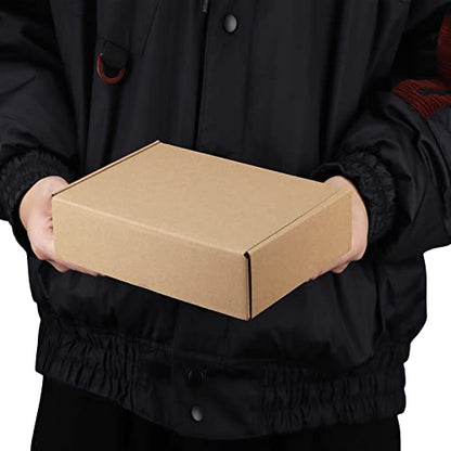 PHAREGE 50 Pack 9x6x2 inch Small Shipping Boxes, Brown Mailing Boxes - color: Brown, size: 9x6x2 inch 50 Pack