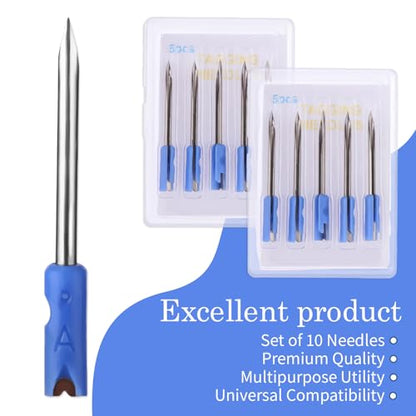 10 Pack Standard Tagging Needles, Replacement Needles for Clothing Retail Tagging, Price Tag Needles, Micro Tag Needles