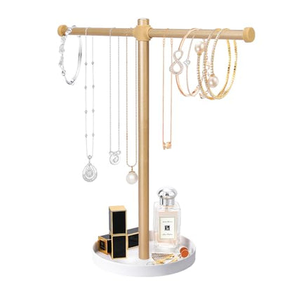 bodkar Necklace Stand Aesthetic Necklace Holder - color: Gold