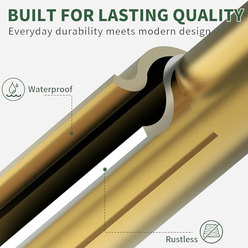 Toilet Paper Holder Stand,Free Standing Toilet Paper Holder,Modern Post Pivoting Toilet Paper Stand with Stable Weighted Base,SUS304 Stainless Steel Tissue Roll Holder Stand for Bathroom,Brushed Gold - color: Brushed Gold