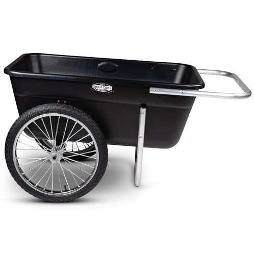 Premium Yard Cart - Strong, Lightweight, and Perfectly Balanced (20" Air Filled Wheels)