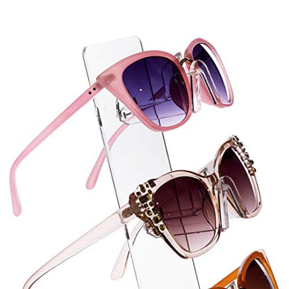 MOOCA Acrylic Eyeglasses Frame Stand Sunglasses Rack Eyewear Display