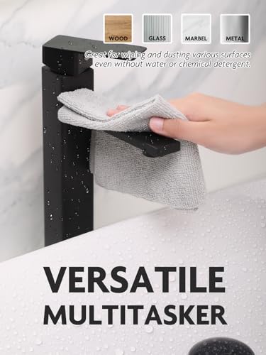 Fantasticlean Microfiber Cleaning Cloth Rolls- 675 Sheets (9 Rolls of Grey) - color: Grey, size: 675 pack