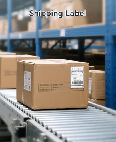 NIIMBOT 4×6'' Shipping Labels Only for NIIMBOT B4 Label Printer - size: 4" x 6"