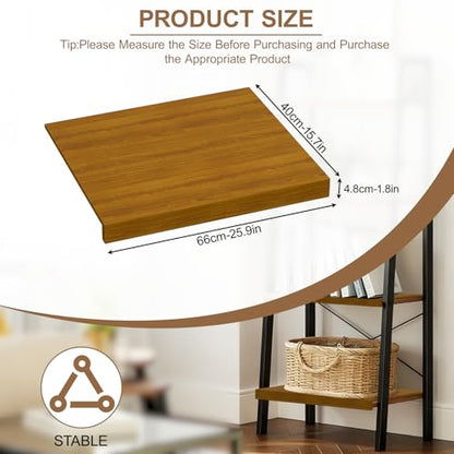 5-Pcs Bamboo Wire Rack Covers, 26"x16" Wire Shelf Covers for Shelving Pantry, No Assembly - size: 26"Wx16"D