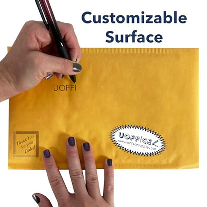 Kraft bubble mailers, 100 pcs small padded envelopes #0-6" x 10", Kraft bubble mailer, Protective mailer, Padded shipping envelopes - size: #0 - 6" x 10"